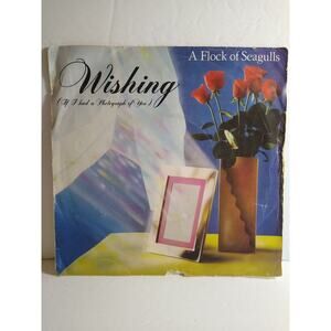 A Flock of Seagulls - Wishing 7" Single Record 1982 Jive New Wave 45 RPM